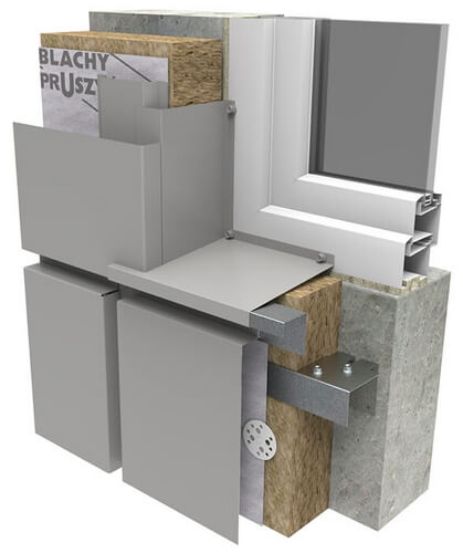 Застосування нижніх віконних планок