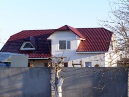 Частный дом Чернигов р-н Бобровица Шафир 350 ПЕ 0,5мм 3005 импорт
