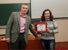 Директором Прушиньски был вручен сертификат