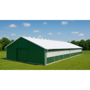 Каркасне будівництво корівників