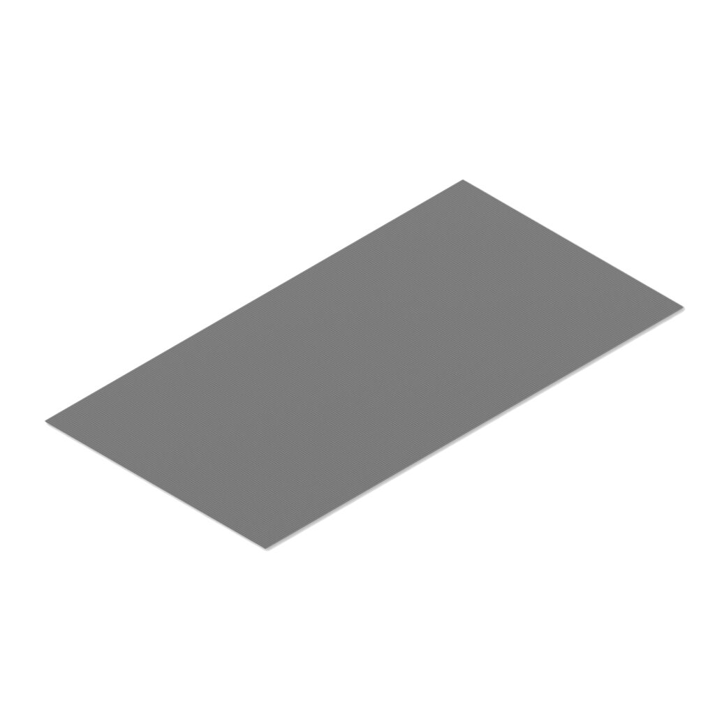 Плаский лист (профілювання NANO) з полімерним покриттям 1,25 x 2 м