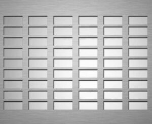 Перфорація з прямокутними симетричними отворами (тип Pg)