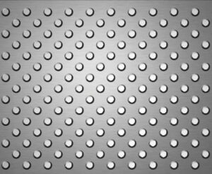 Перфорація чашеподібна з отворами, розташованими в шаховому порядку під кутом 45º (тип Md)